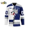 Custom Windsor Spitfires Mix Home And Away Hockey Jersey