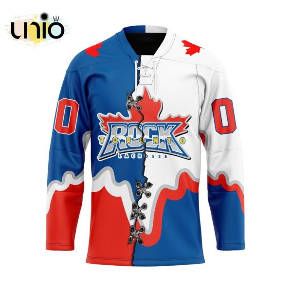 Custom Toronto Rock Mix Home And Away Team Hockey Jersey