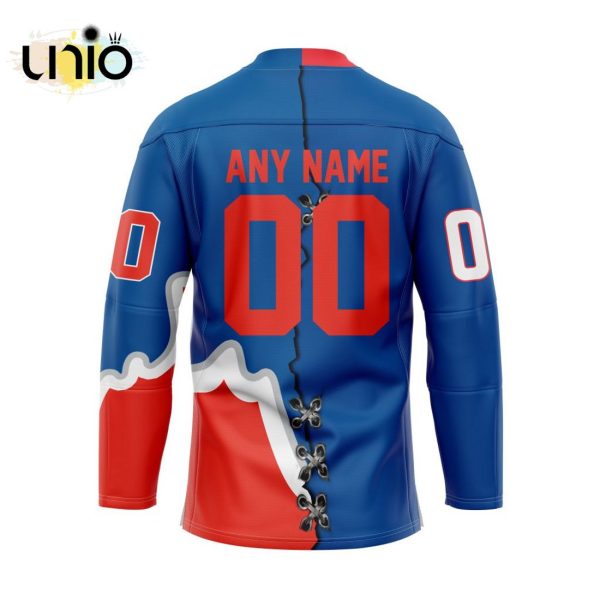 Custom Toronto Rock Mix Retro And Home Hockey Jersey