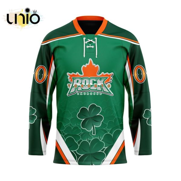 Custom Toronto Rock Team Hockey Jersey For St.Patrick Day