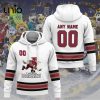 Custom Utica Comets 2024 AHL Red Hoodie 3D