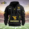 Custom West Virginia Mountaineers Football NCAA Grey Hoodie