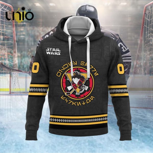 Custom Wilkes-Barre Scranton 2024 AHL Black Hoodie 3D