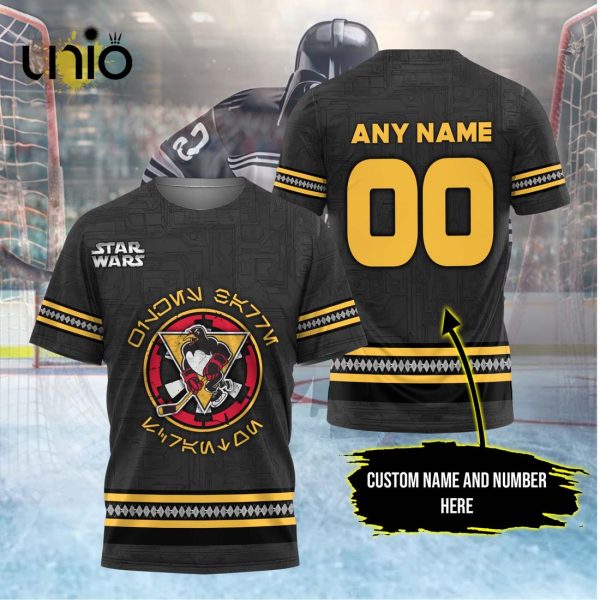 Custom Wilkes-Barre Scranton 2024 AHL Black Hoodie 3D