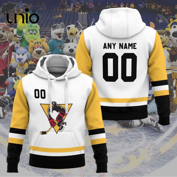 Custom Wilkes-Barre Scranton 2024 AHL White Hoodie 3D