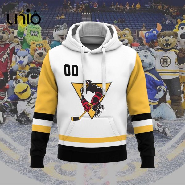 Custom Wilkes-Barre Scranton 2024 AHL White Hoodie 3D