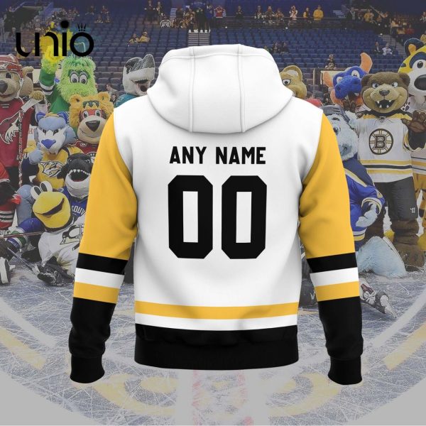 Custom Wilkes-Barre Scranton 2024 AHL White Hoodie 3D