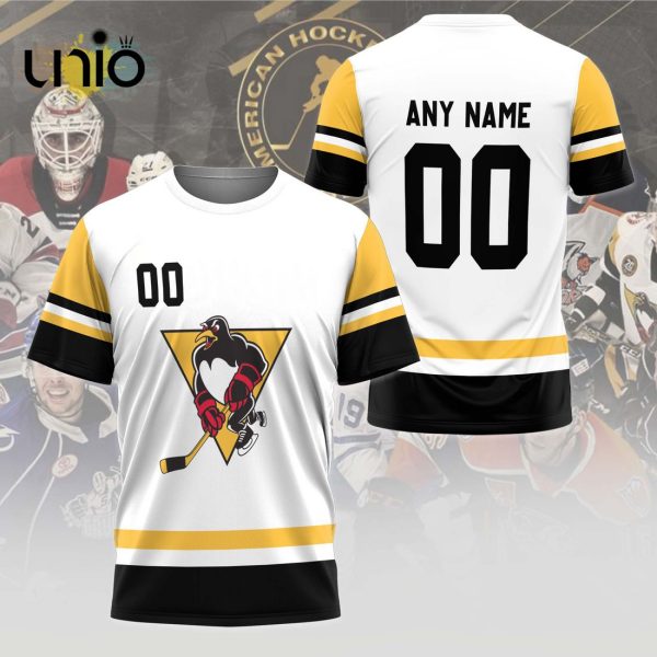 Custom Wilkes-Barre Scranton 2024 AHL White Hoodie 3D