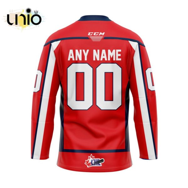 Custom Windsor Spitfires Home Hockey Jersey