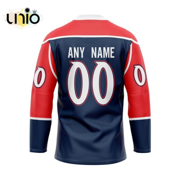 Custom Windsor Spitfires Reverse Retro Pattern Hockey Jersey