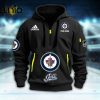 Custom Winnipeg Jets Football NCAA Grey Hoodie