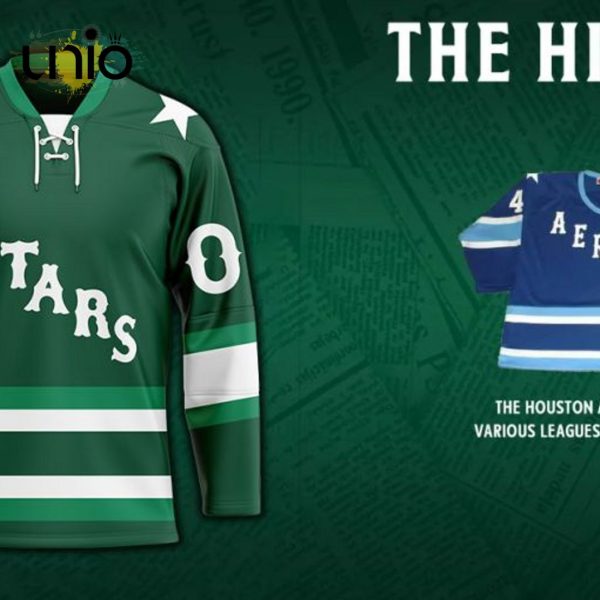 Dallas Stars – Special Heritage Hockey Jersey Concepts With Team Logo