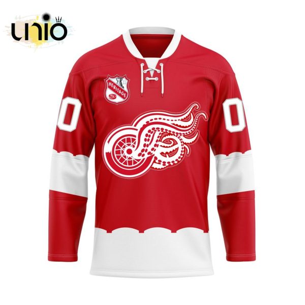 Detroit Red Wings – Special Heritage Hockey Jersey Concepts With Team Logo