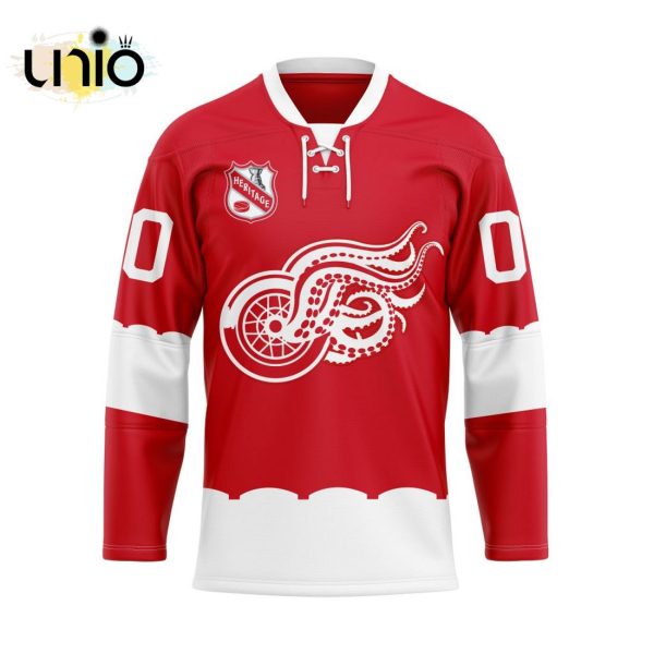 Detroit Red Wings – Special Heritage Hockey Jersey Concepts With Team Logo