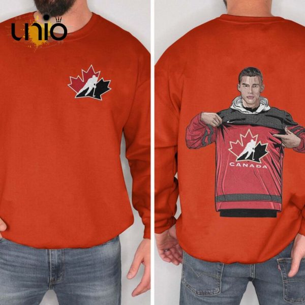 Double Signature_ Custom Image – Canada National Team Logo Hockey Jersey