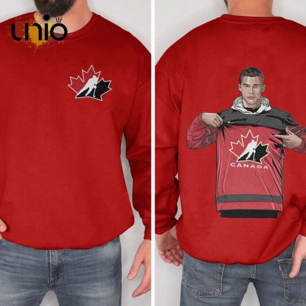 Double Signature_ Custom Image – Canada National Team Logo Hockey Jersey