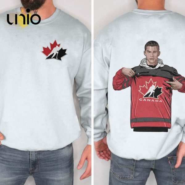 Double Signature_ Custom Image – Canada National Team Logo Hockey Jersey