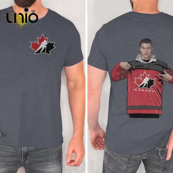 Double Signature_ Custom Image – Canada National Team Logo Hockey Jersey