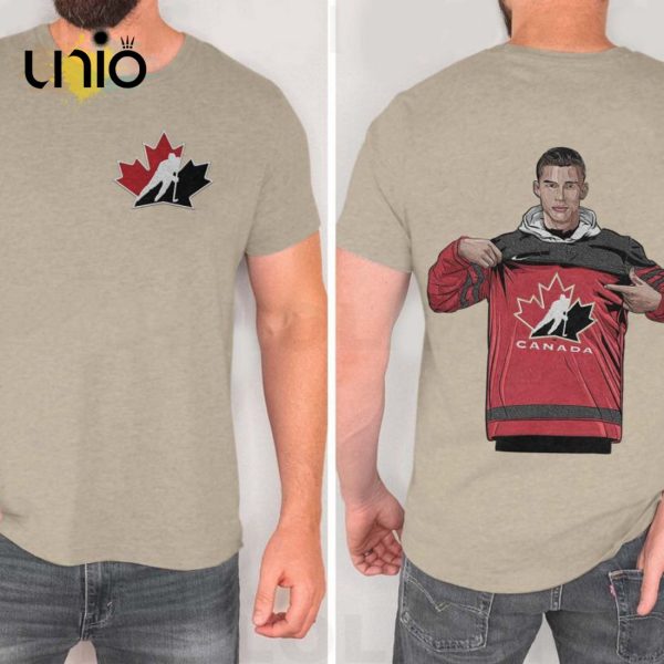 Double Signature_ Custom Image – Canada National Team Logo Hockey Jersey