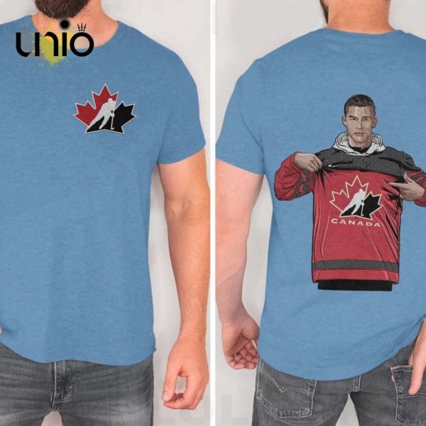 Double Signature_ Custom Image – Canada National Team Logo Hockey Jersey