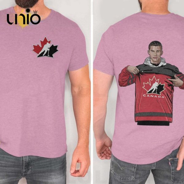 Double Signature_ Custom Image – Canada National Team Logo Hockey Jersey