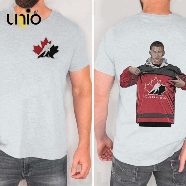 Double Signature_ Custom Image – Canada National Team Logo Hockey Jersey