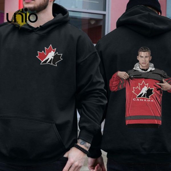 Double Signature_ Custom Image – Canada National Team Logo Hockey Jersey