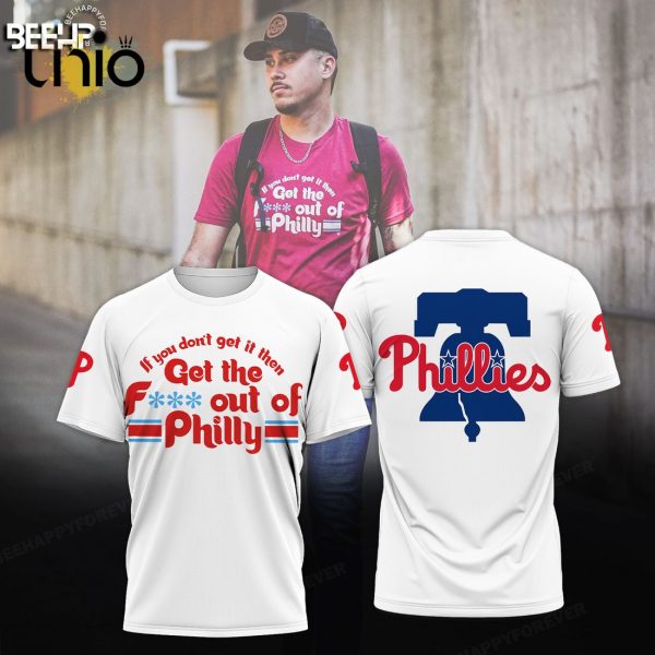 Get The Out Of Philadelphia Phillies White Hoodie