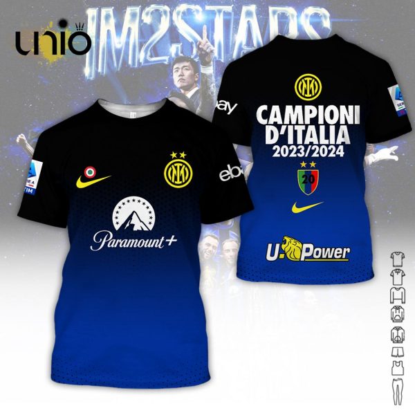 Inter Milan Serie A Champions Campioni D’Italia Color Hoodie