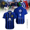 Inter Milan Serie A Champions Premium Black Printed Hawaiian Shirt