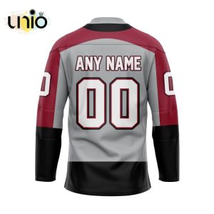 Custom Guelph Storm Reverse Retro Pattern Hockey Jersey