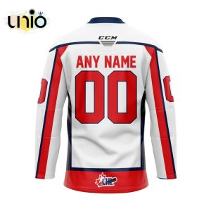 Custom Windsor Spitfires Away Hockey Jersey