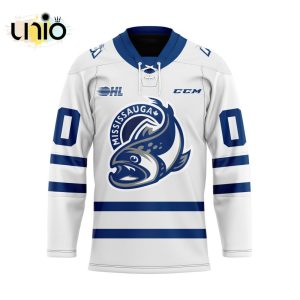 Custom Mississauga Steelheads Away Hockey Jersey