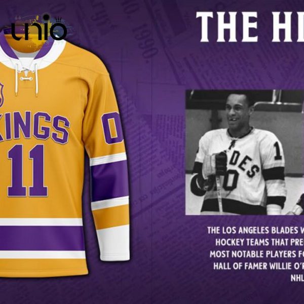 Los Angeles Kings – Special Heritage Hockey Jersey Concepts With Team Logo