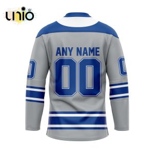 Custom Sudbury Wolves Reverse Retro Pattern Hockey Jersey