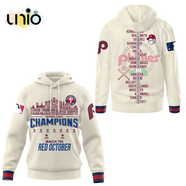 Luxury Philadelphia Phillies NL East Division Champions Hoodie – Grey