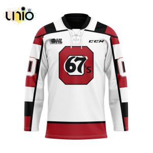 Custom Ottawa 67’s Away Hockey Jersey