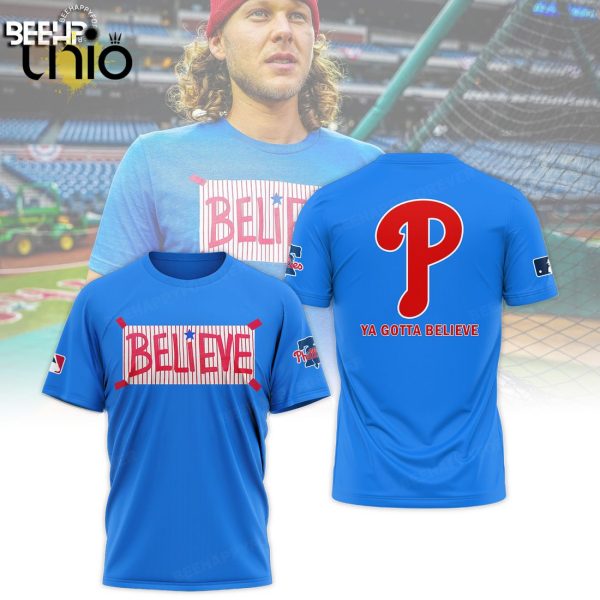 MLB Philadelphia Phillies Ya Gotta Believe Blue Hoodie