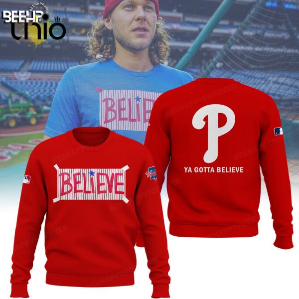 MLB Philadelphia Phillies Ya Gotta Believe Red Hoodie