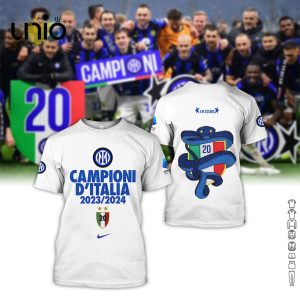 D’Italia Inter Milan 2024 Campioni Special Edition Hoodie