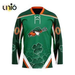 Custom Buffalo Bandits Team Hockey Jersey For St.Patrick Day