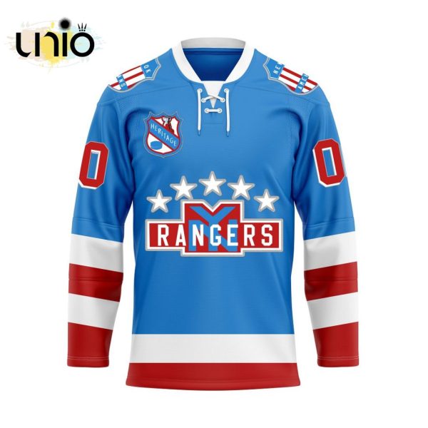 New York Rangers – Special Heritage Hockey Jersey Concepts With Team Logo