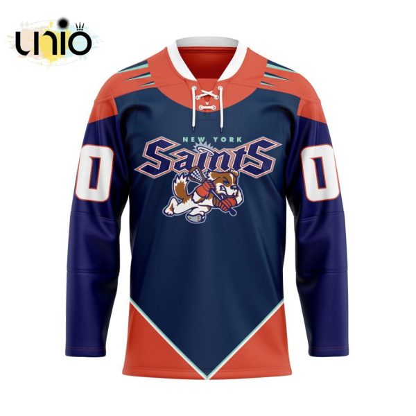 New York Riptide – Special Reverse Retro Pattern Hockey Jersey