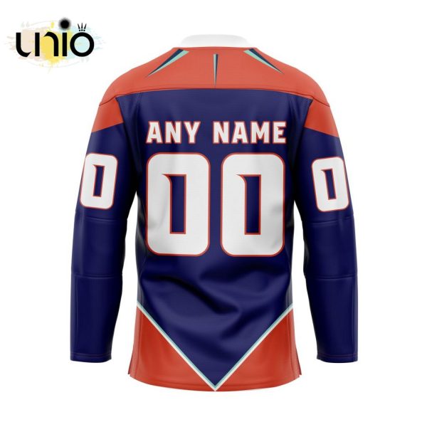 New York Riptide – Special Reverse Retro Pattern Hockey Jersey