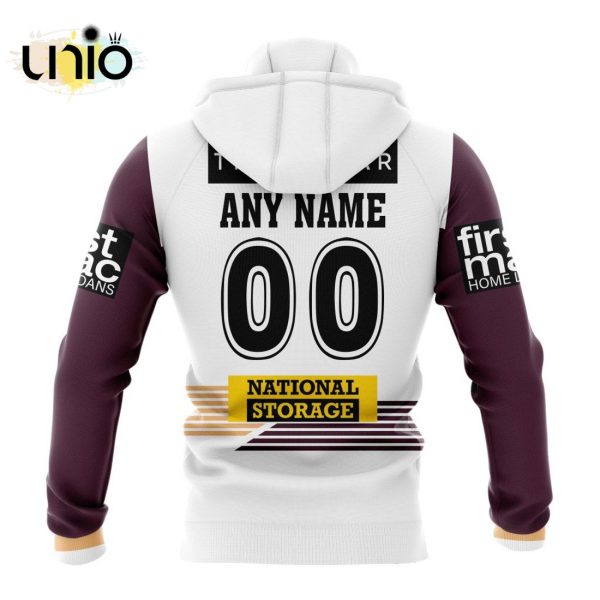 NRL Brisbane Broncos 2024 Away Kits Hoodie