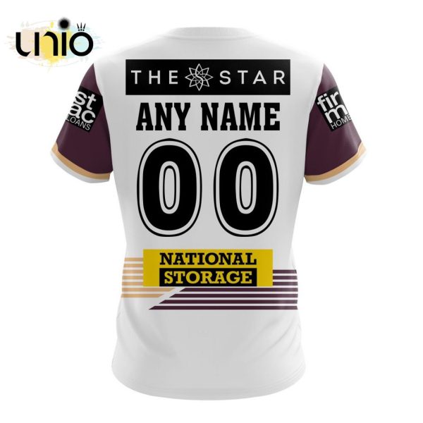 NRL Brisbane Broncos 2024 Away Kits Hoodie