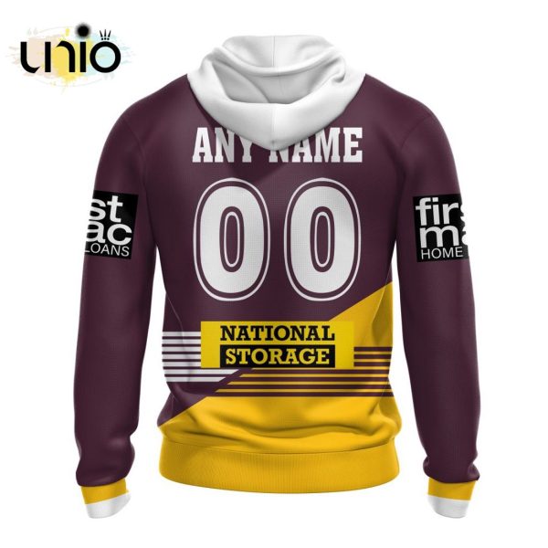 NRL Brisbane Broncos 2024 Home Kits Hoodie