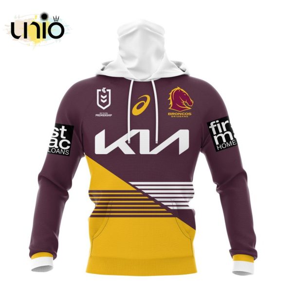 NRL Brisbane Broncos 2024 Home Kits Hoodie