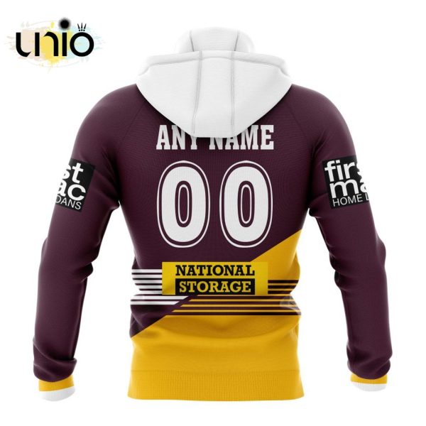 NRL Brisbane Broncos 2024 Home Kits Hoodie