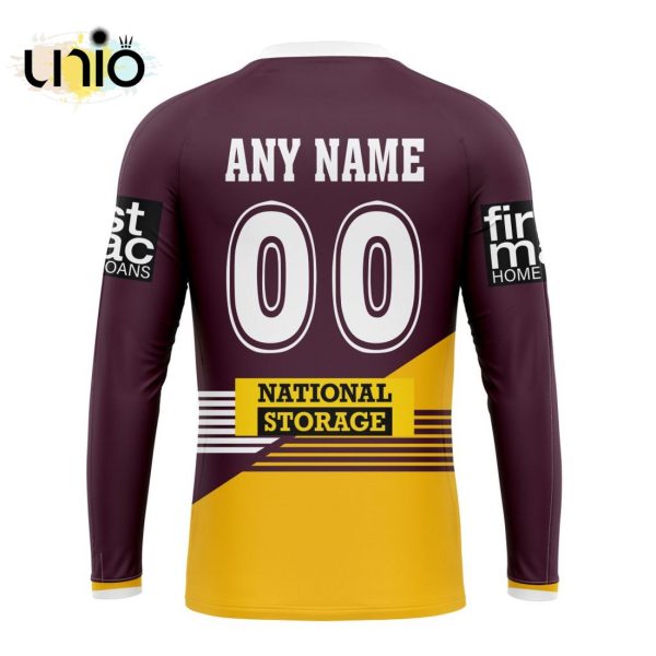 NRL Brisbane Broncos 2024 Home Kits Hoodie